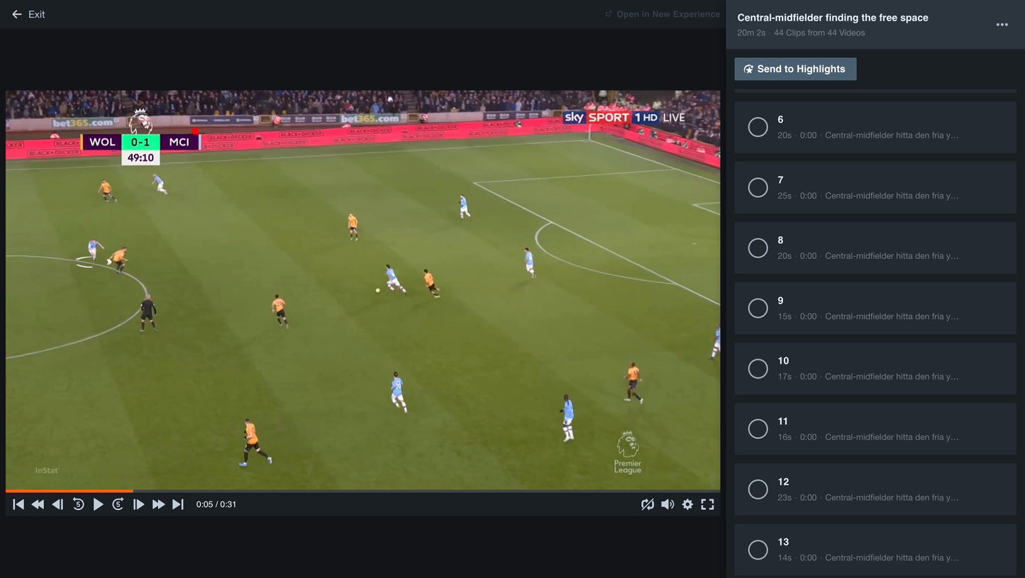 Invitation to our Hudl account