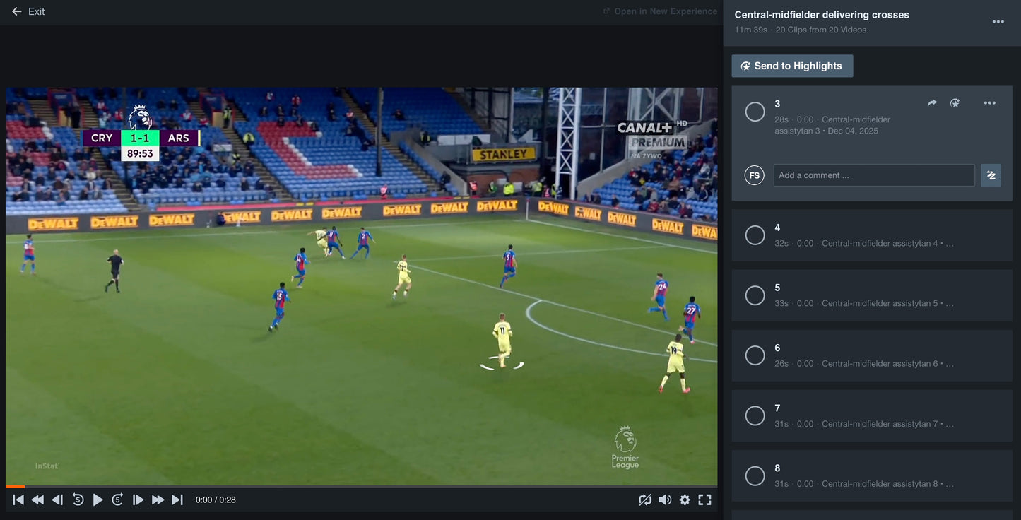 Invitation to our Hudl account